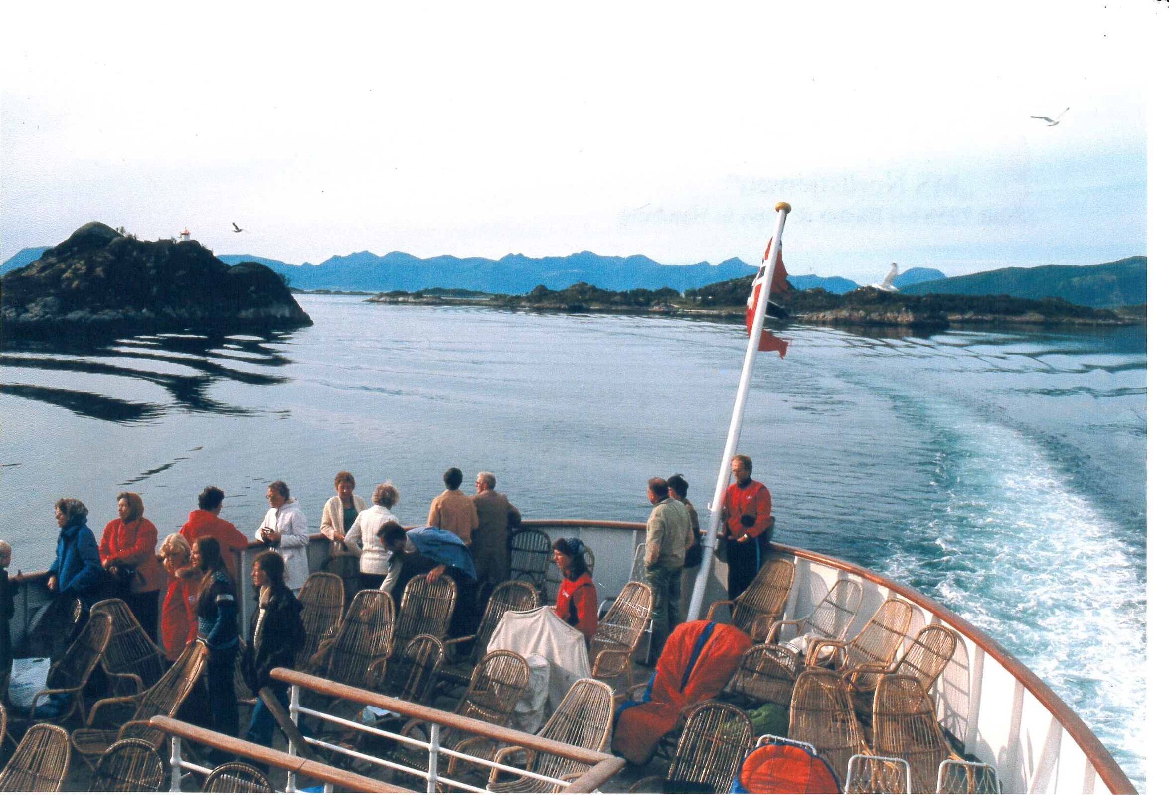 A historical view of MS Nordstjernen's deck